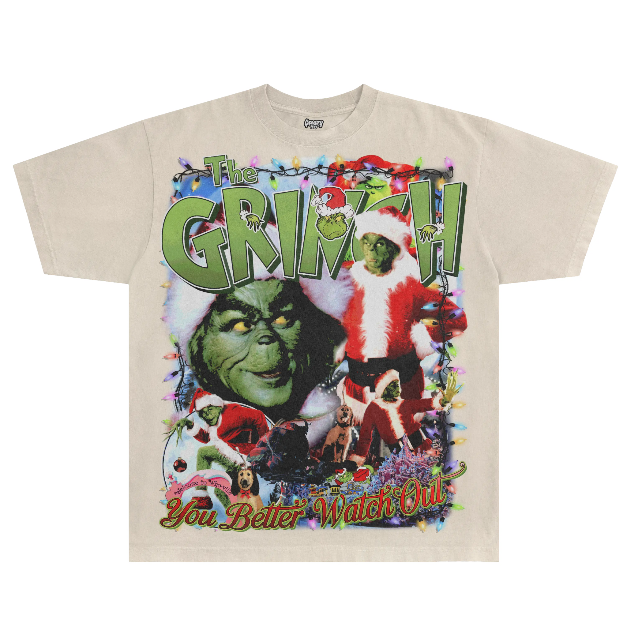 The Grinch Christmas Tee - Greazy Tees