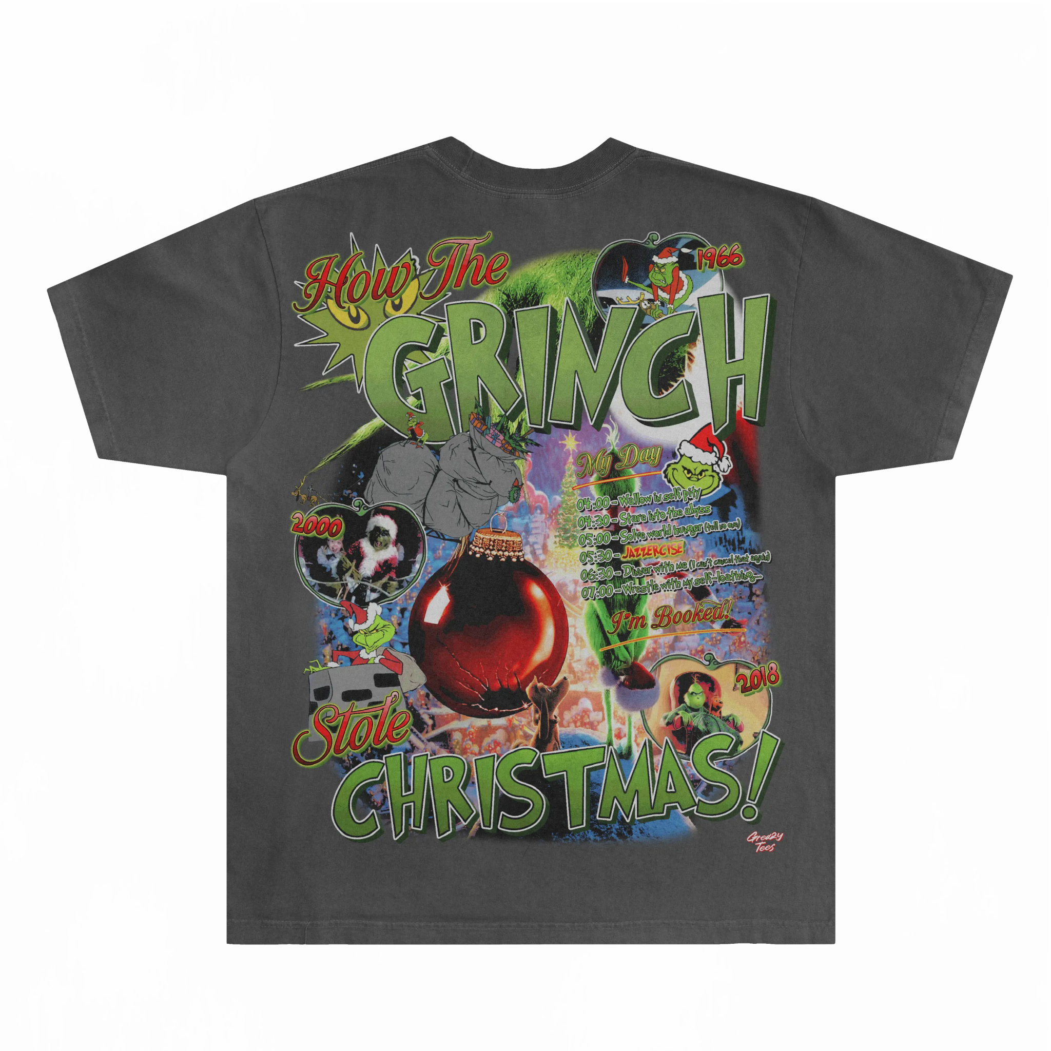 The Grinch Christmas Tee - Greazy Tees