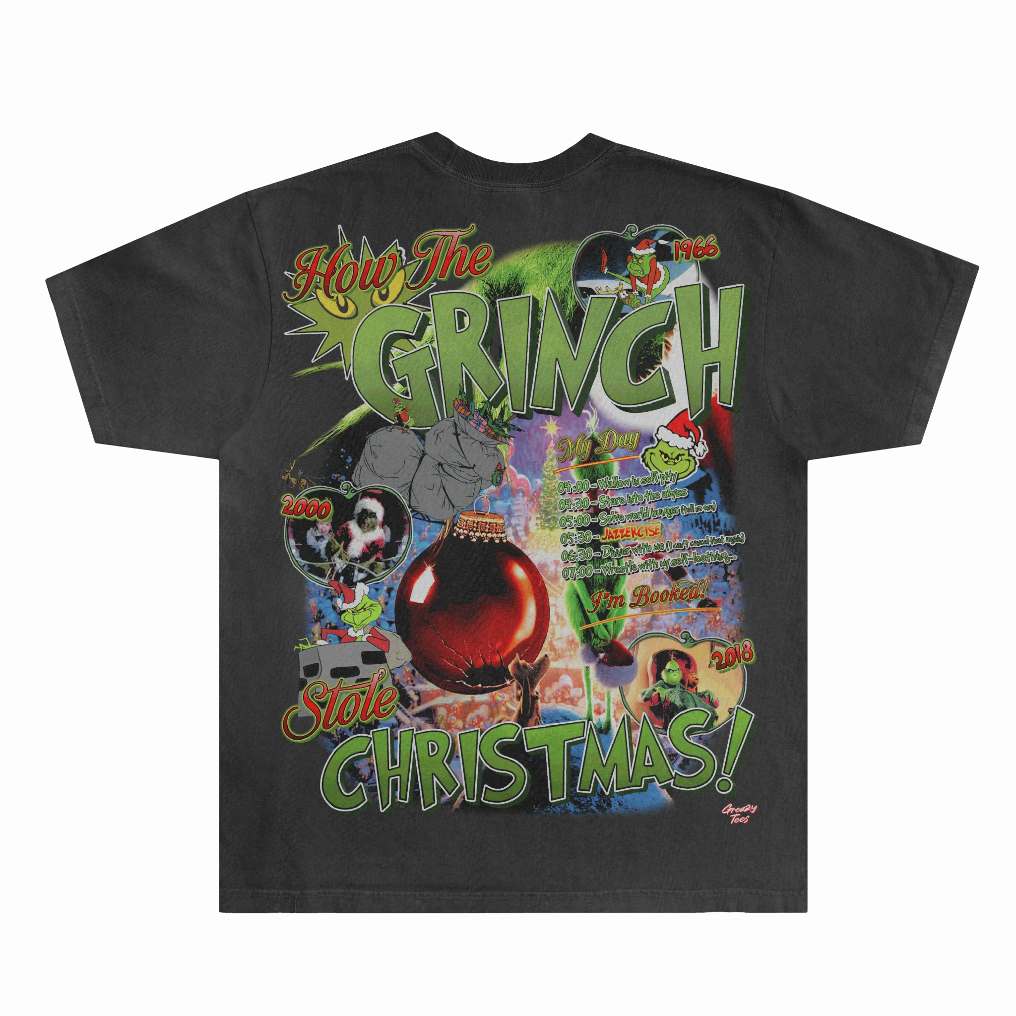 The Grinch Christmas Tee - Greazy Tees