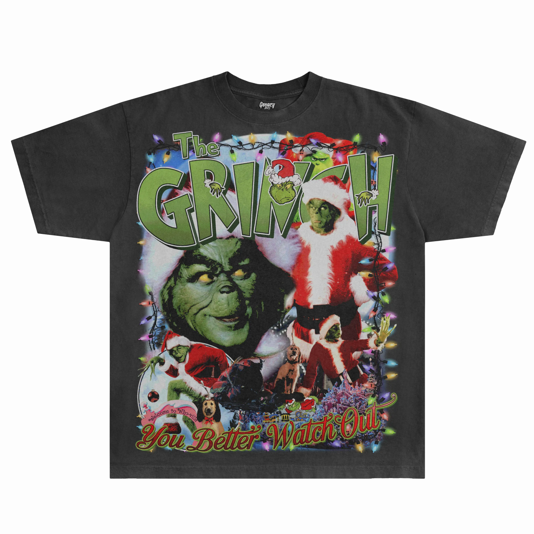 The Grinch Christmas Tee - Greazy Tees