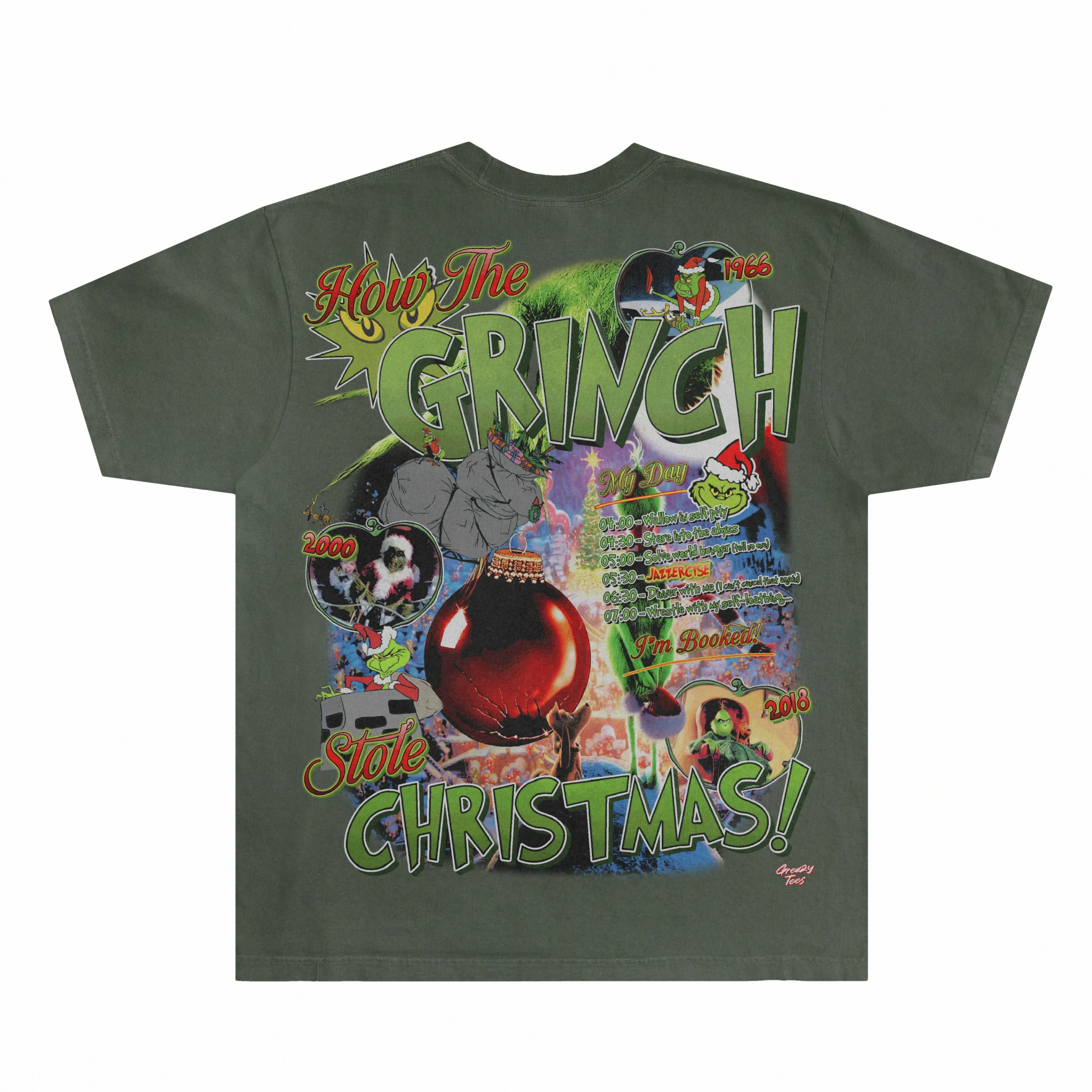 The Grinch Christmas Tee - Greazy Tees