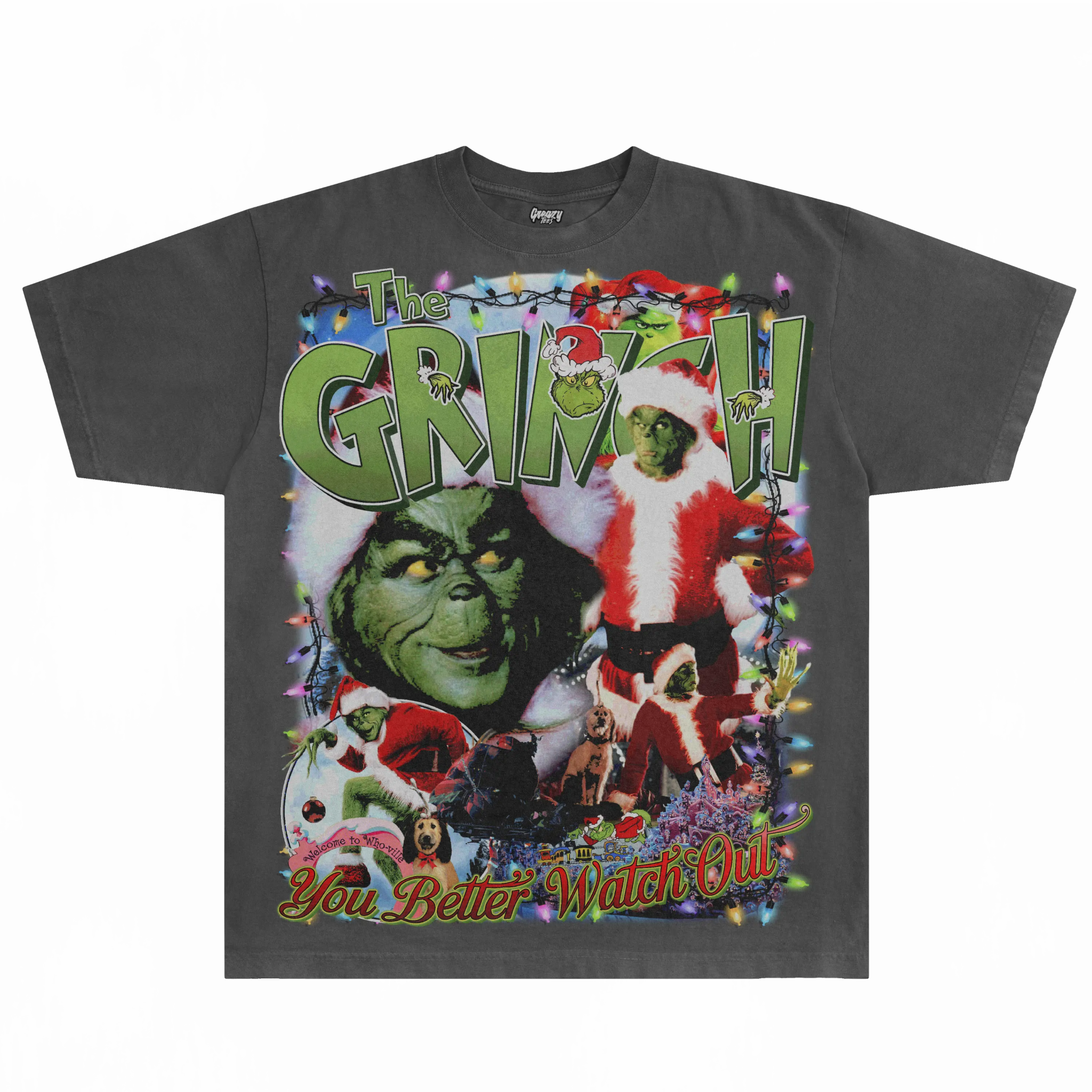 The Grinch Christmas Tee - Greazy Tees