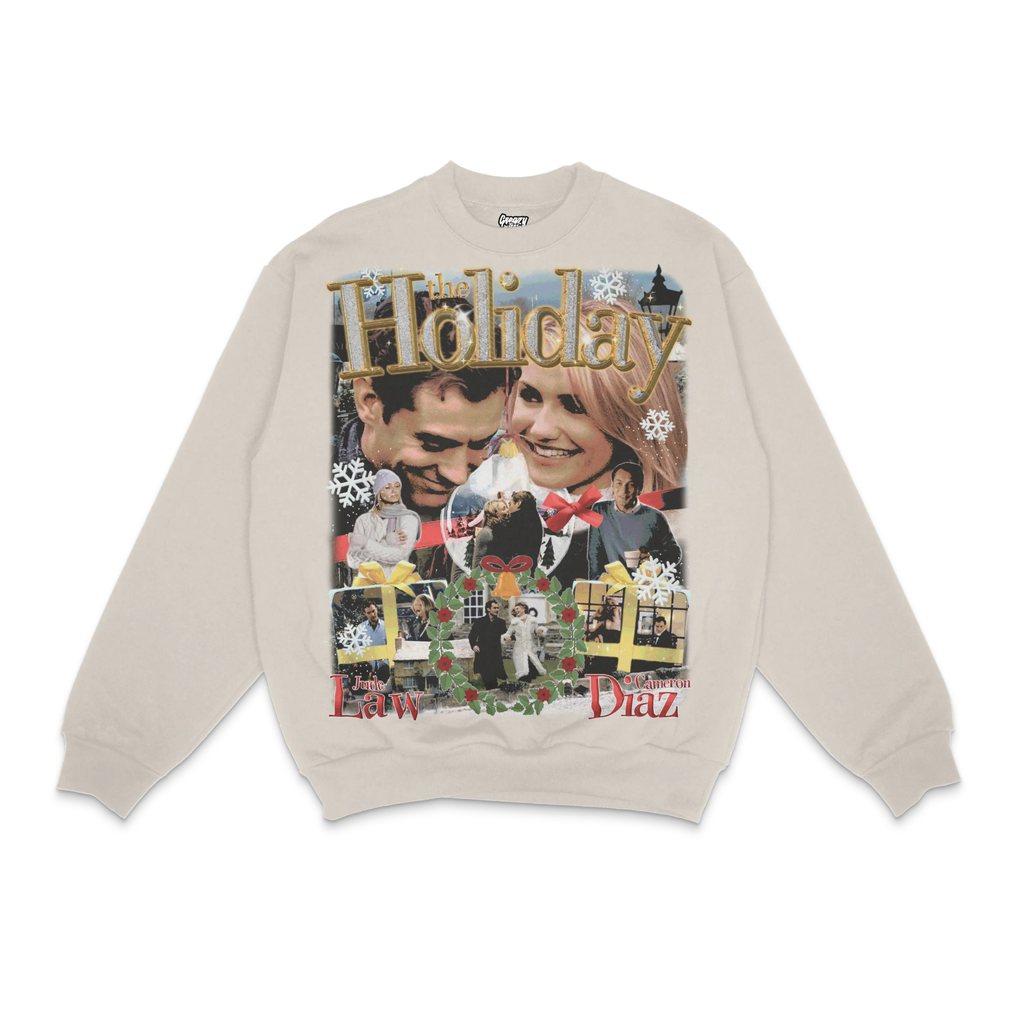 The Holiday Christmas Crewneck Sweatshirt - Greazy Tees