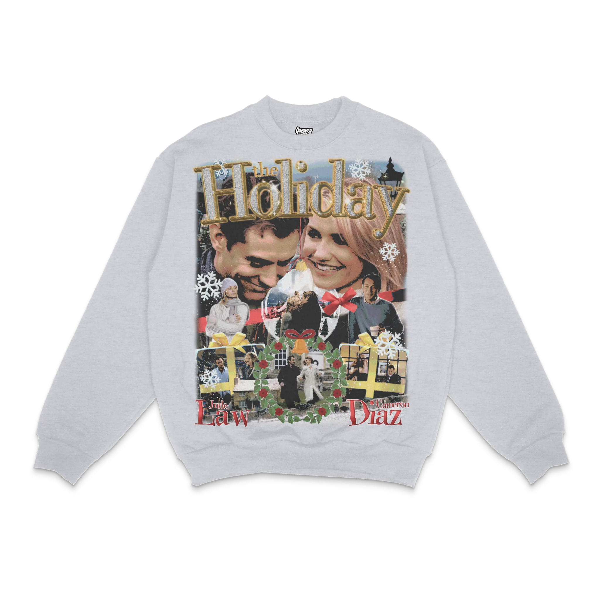 The Holiday Christmas Crewneck Sweatshirt - Greazy Tees