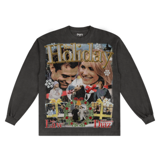 The Holiday Christmas Long Sleeved Tee - Greazy Tees