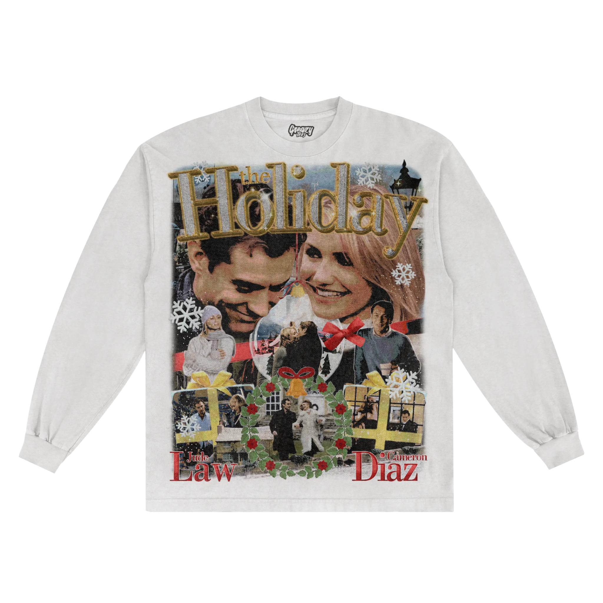 The Holiday Christmas Long Sleeved Tee - Greazy Tees