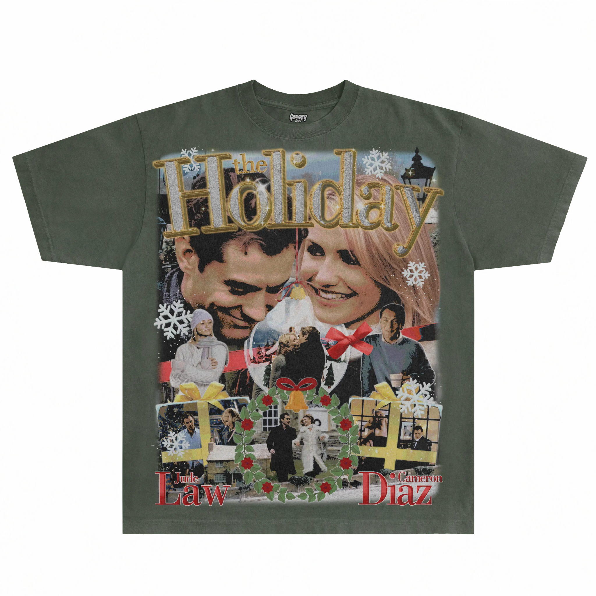 The Holiday Christmas Tee - Greazy Tees