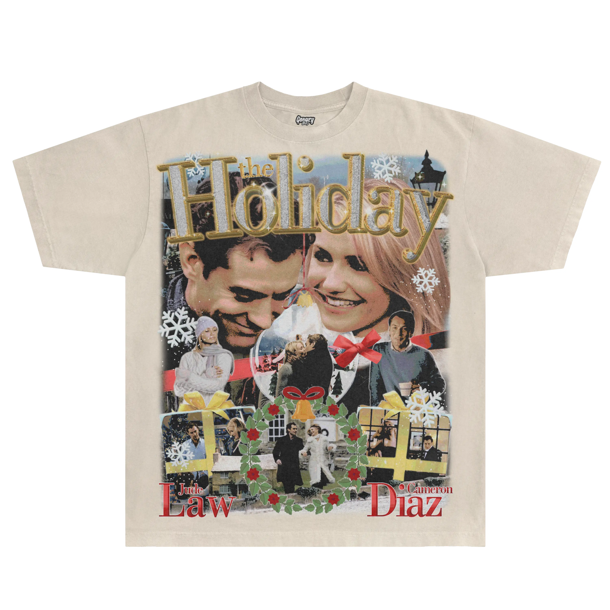 The Holiday Christmas Tee - Greazy Tees