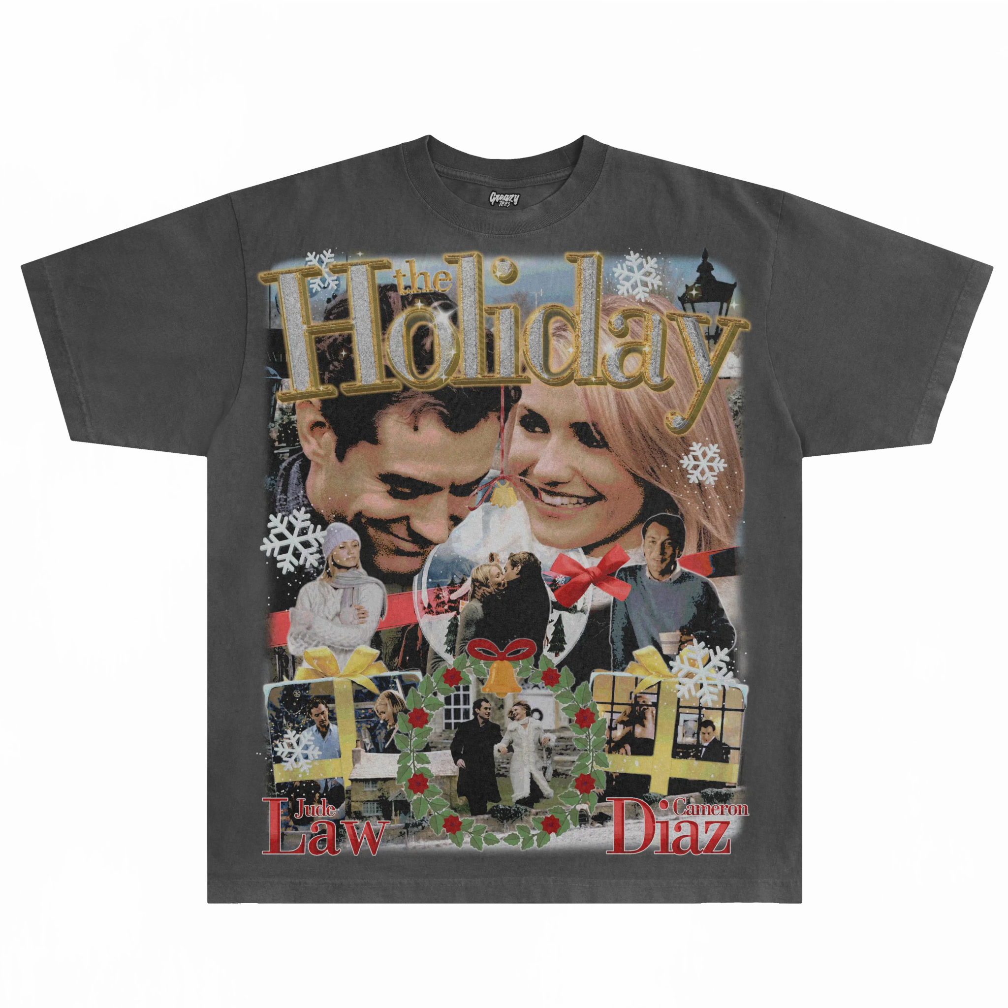 The Holiday Christmas Tee - Greazy Tees