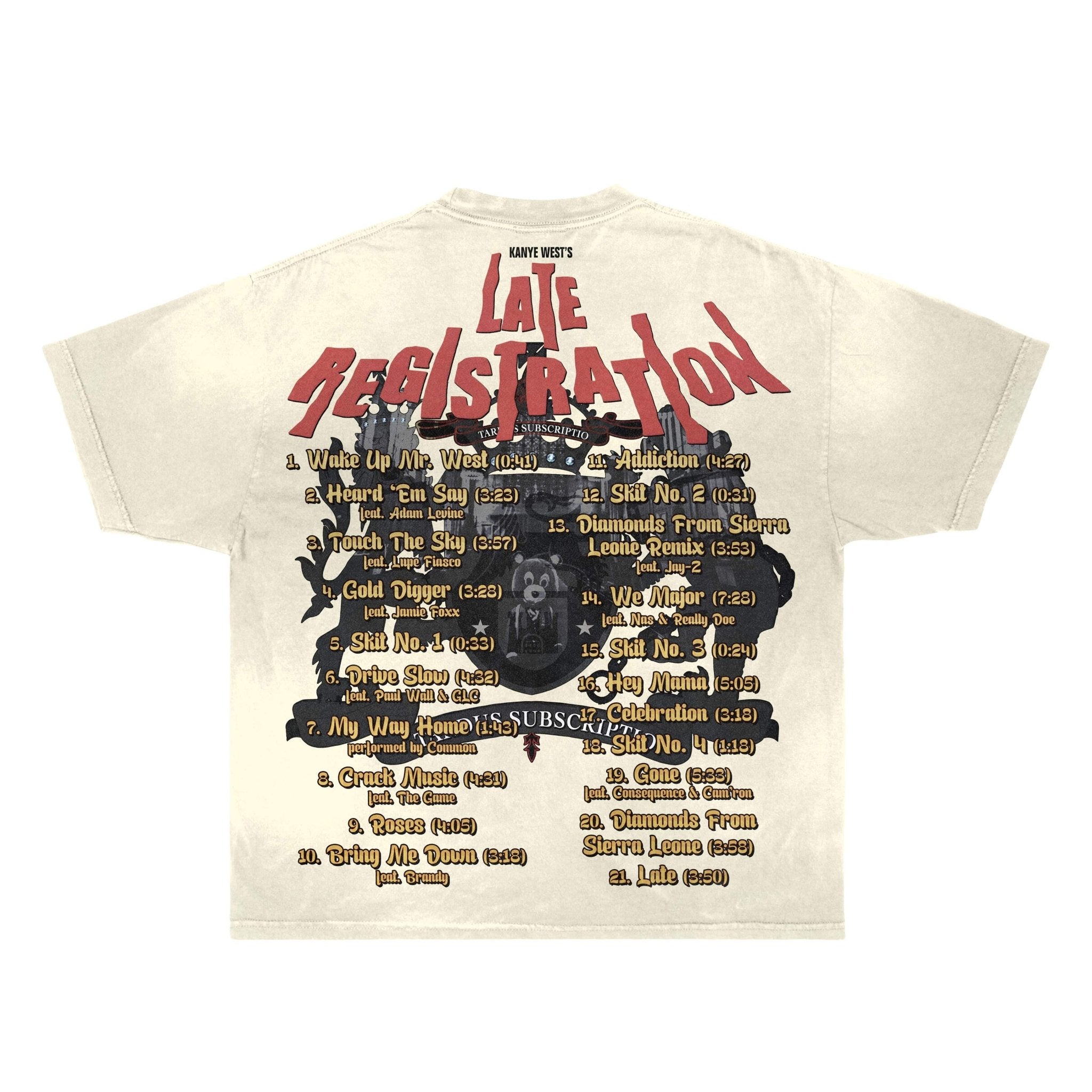 The Late Registration Tee - Greazy Tees