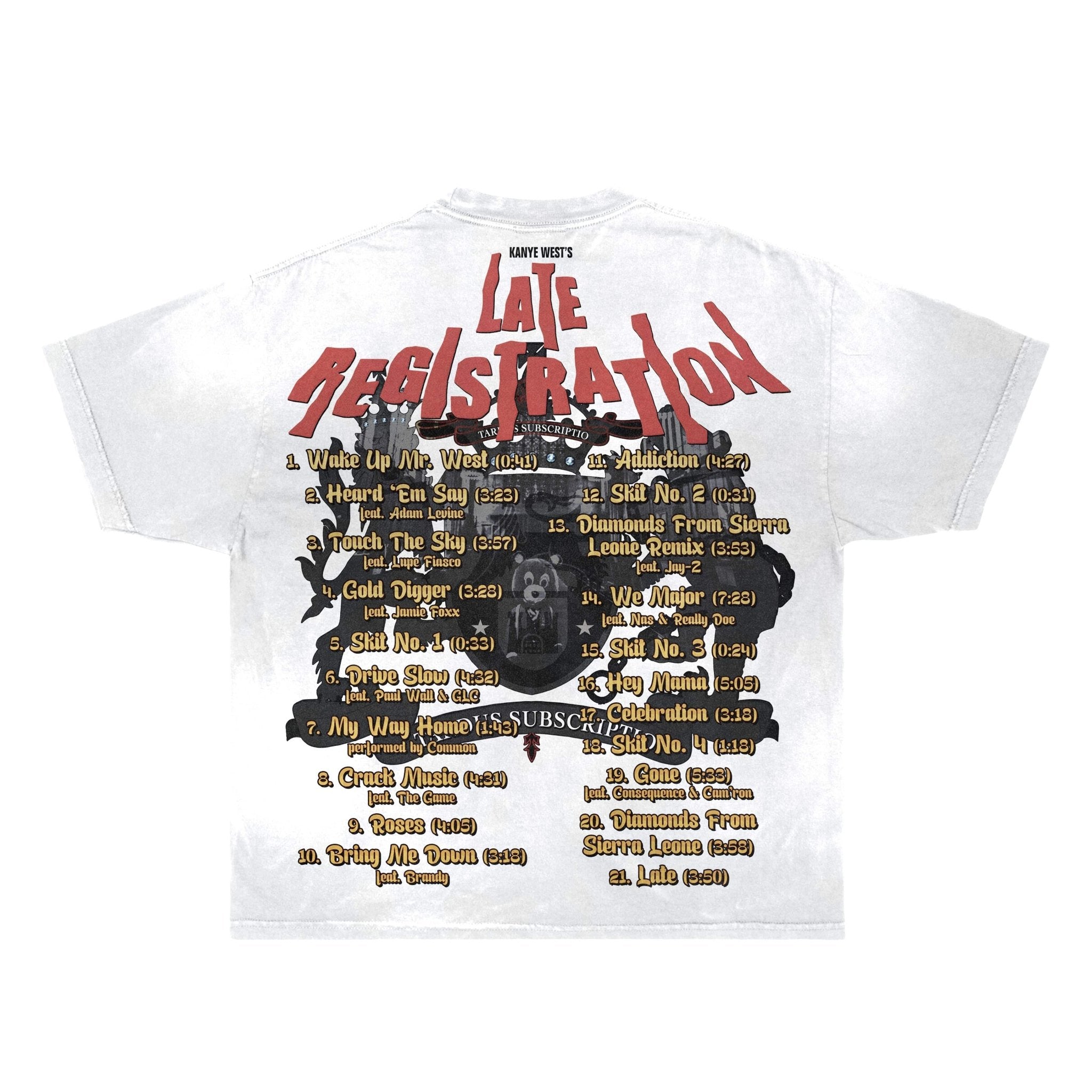 The Late Registration Tee - Greazy Tees