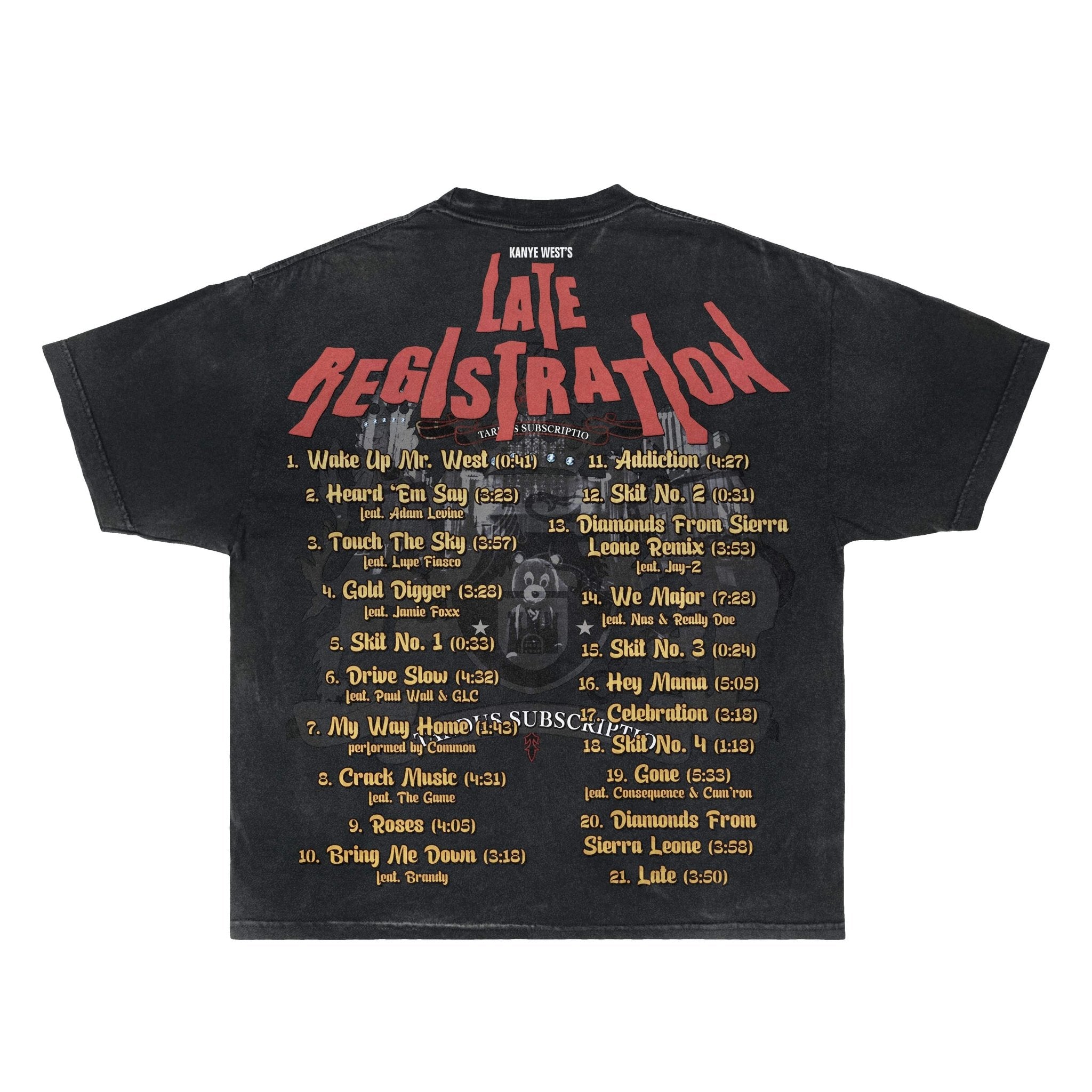 The Late Registration Tee - Greazy Tees