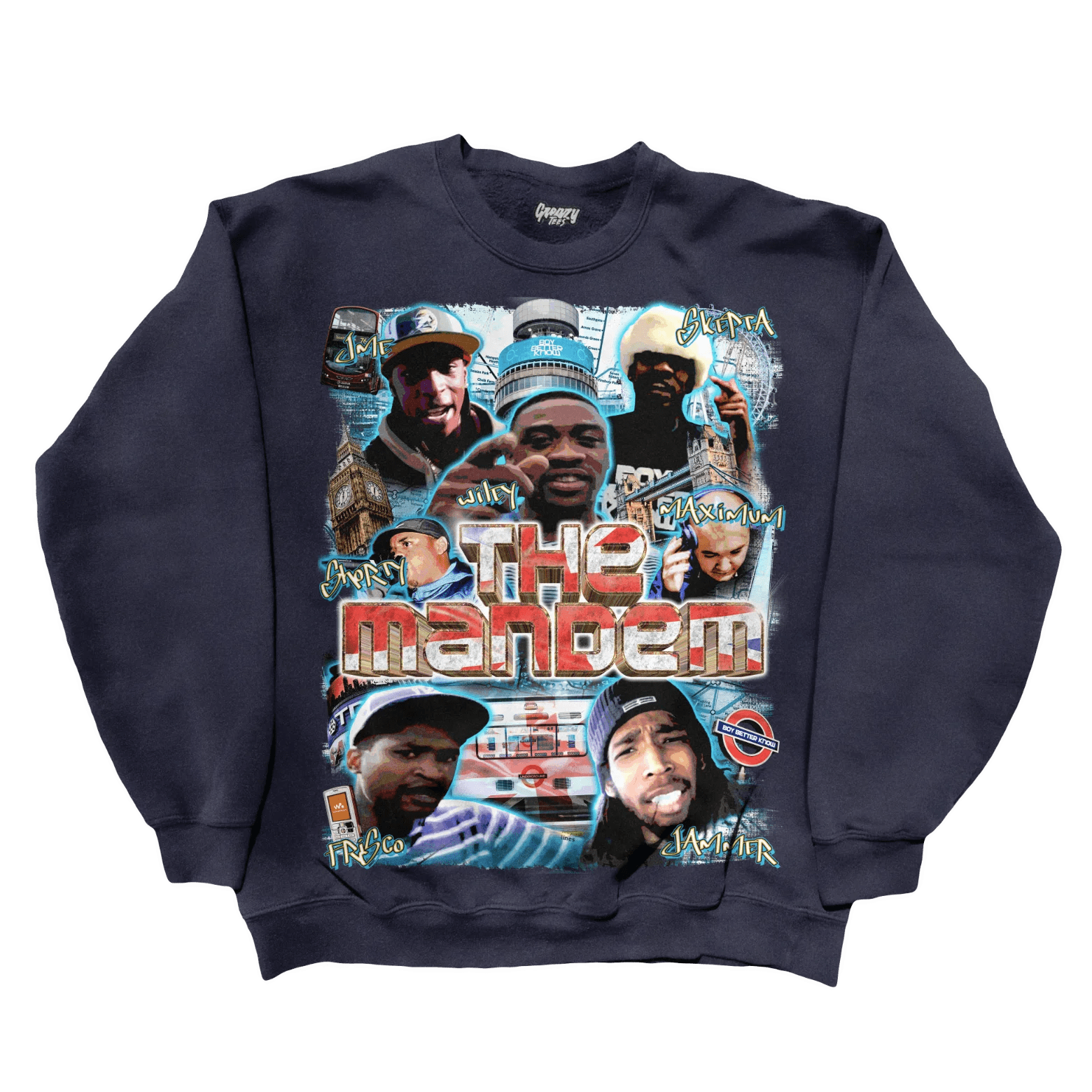 The Mandem Sweatshirt - Greazy Tees