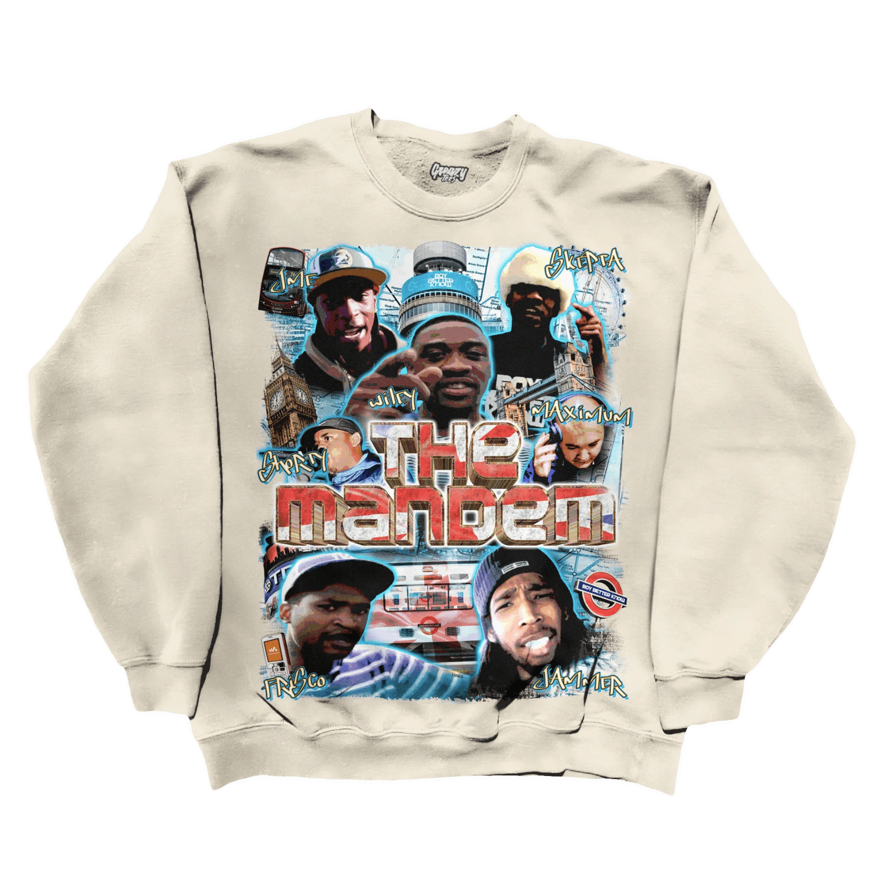 The Mandem Sweatshirt - Greazy Tees