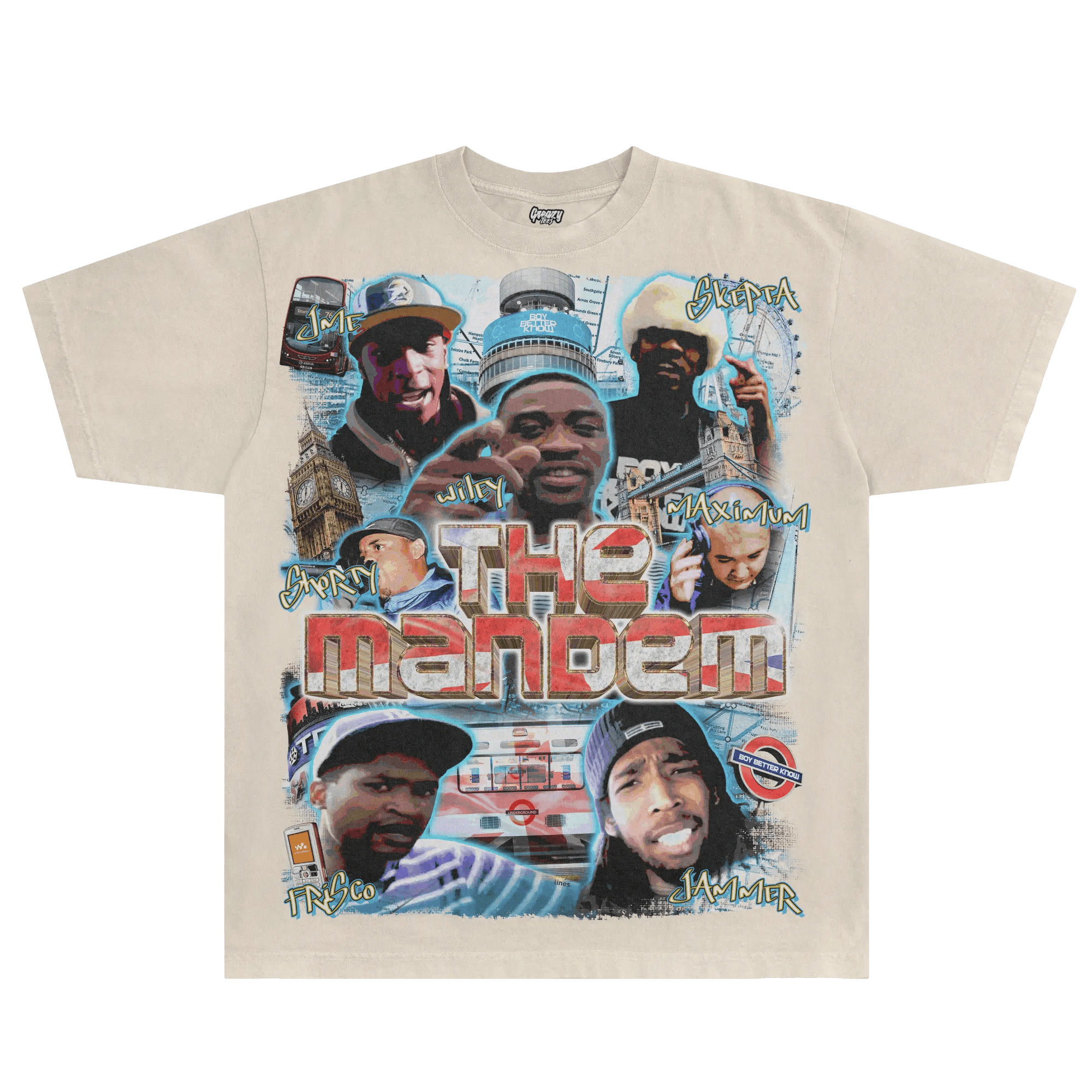 The Mandem Tee - Greazy Tees