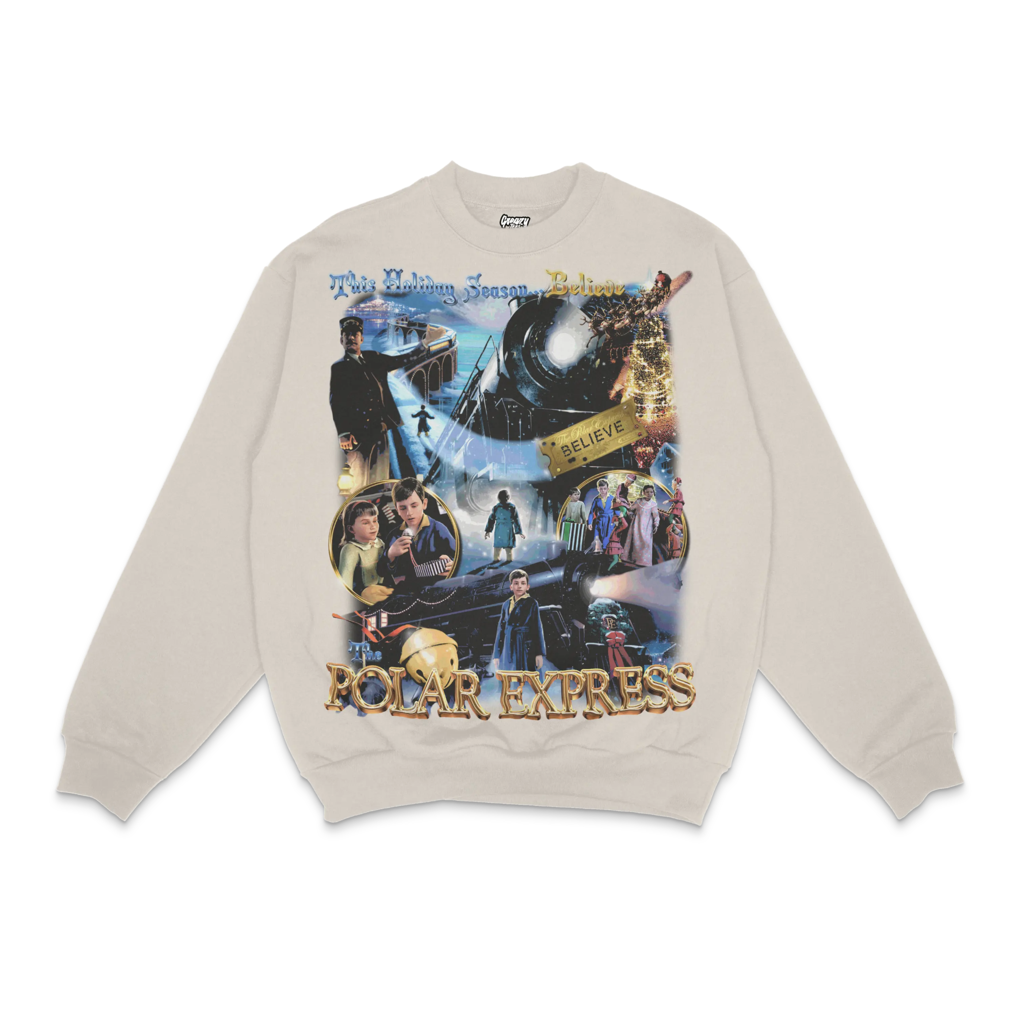 The Polar Express Christmas Crewneck Sweatshirt - Greazy Tees