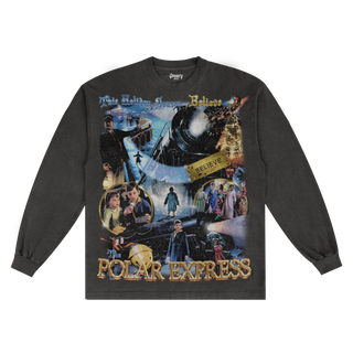 The Polar Express Christmas Long Sleeved Tee - Greazy Tees