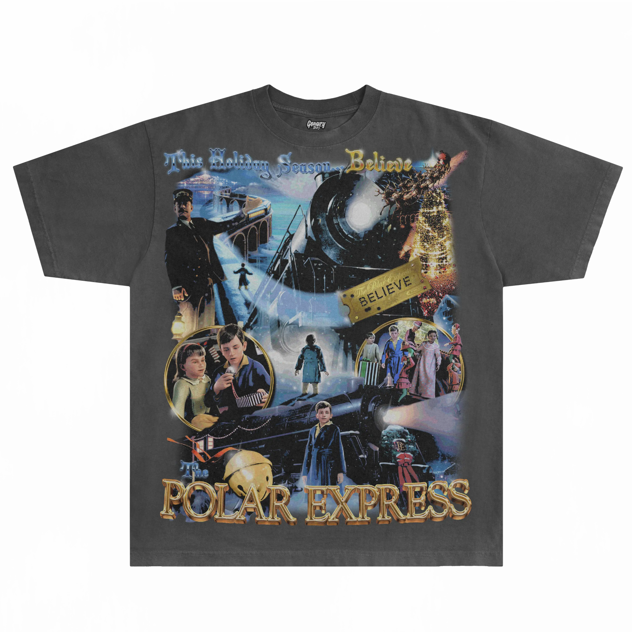 The Polar Express Christmas Tee - Greazy Tees