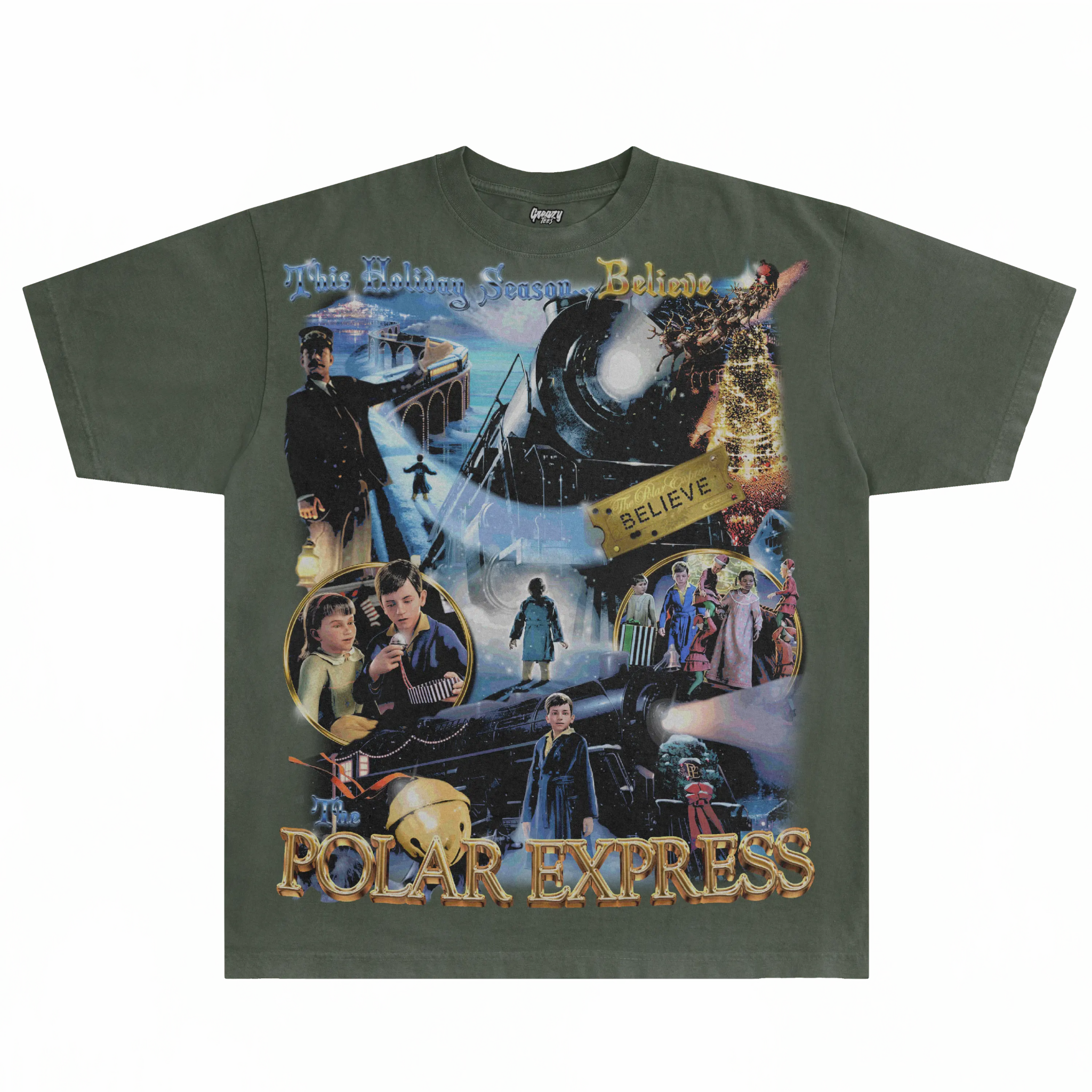 The Polar Express Christmas Tee - Greazy Tees