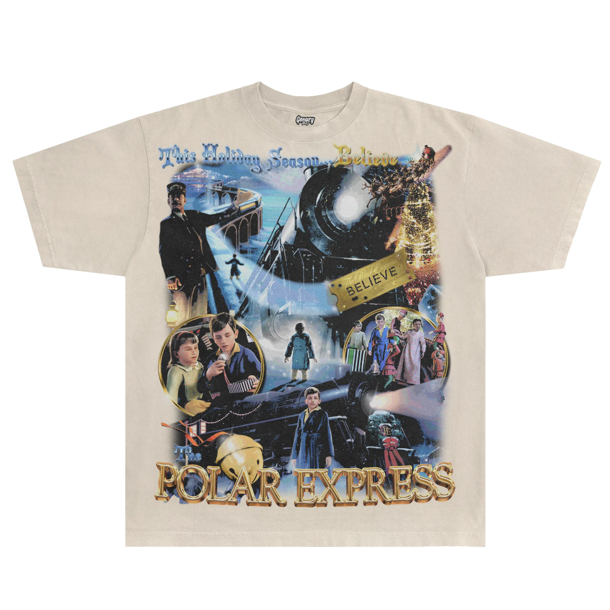 The Polar Express Christmas Tee - Greazy Tees