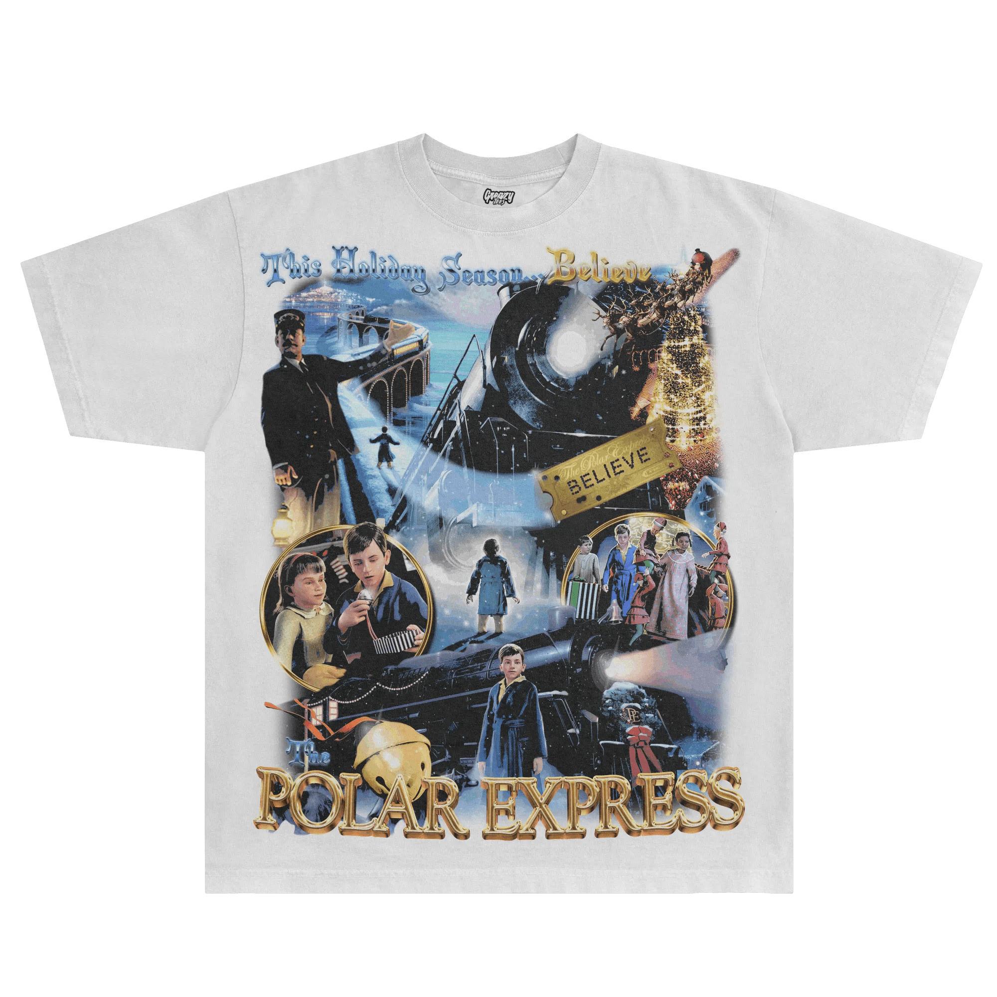The Polar Express Christmas Tee - Greazy Tees