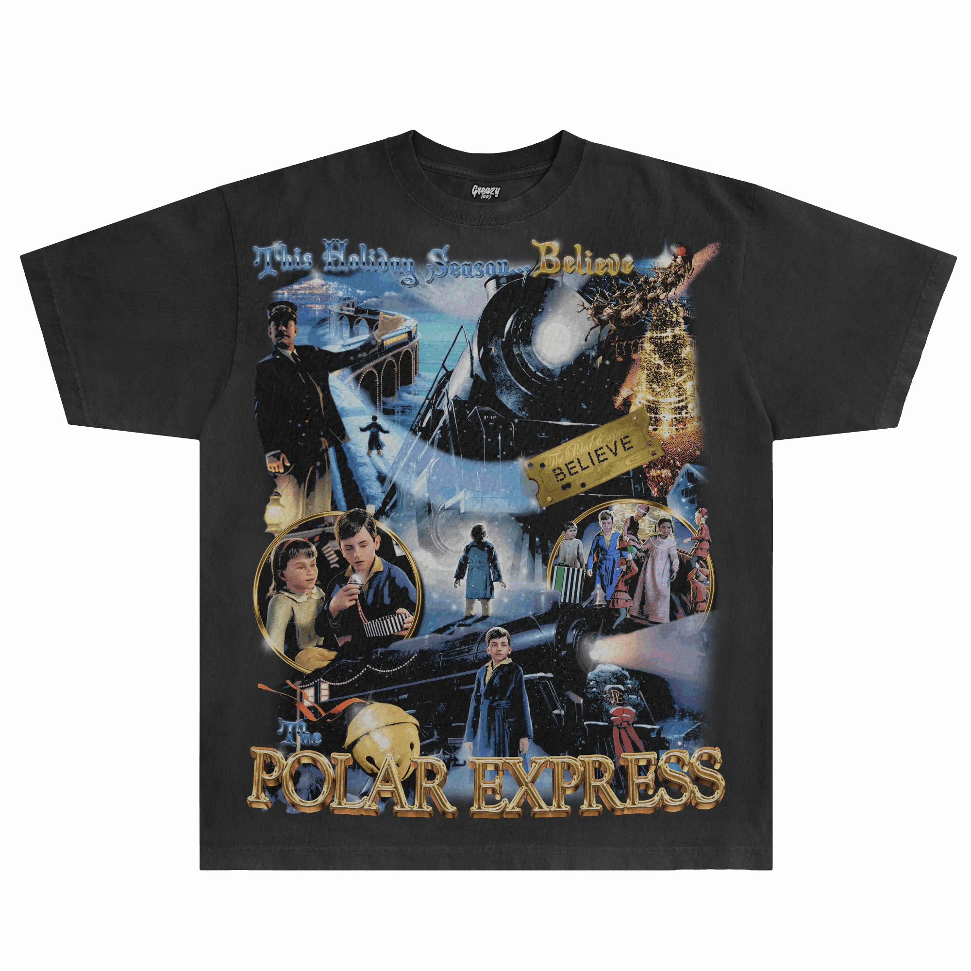 The Polar Express Christmas Tee - Greazy Tees