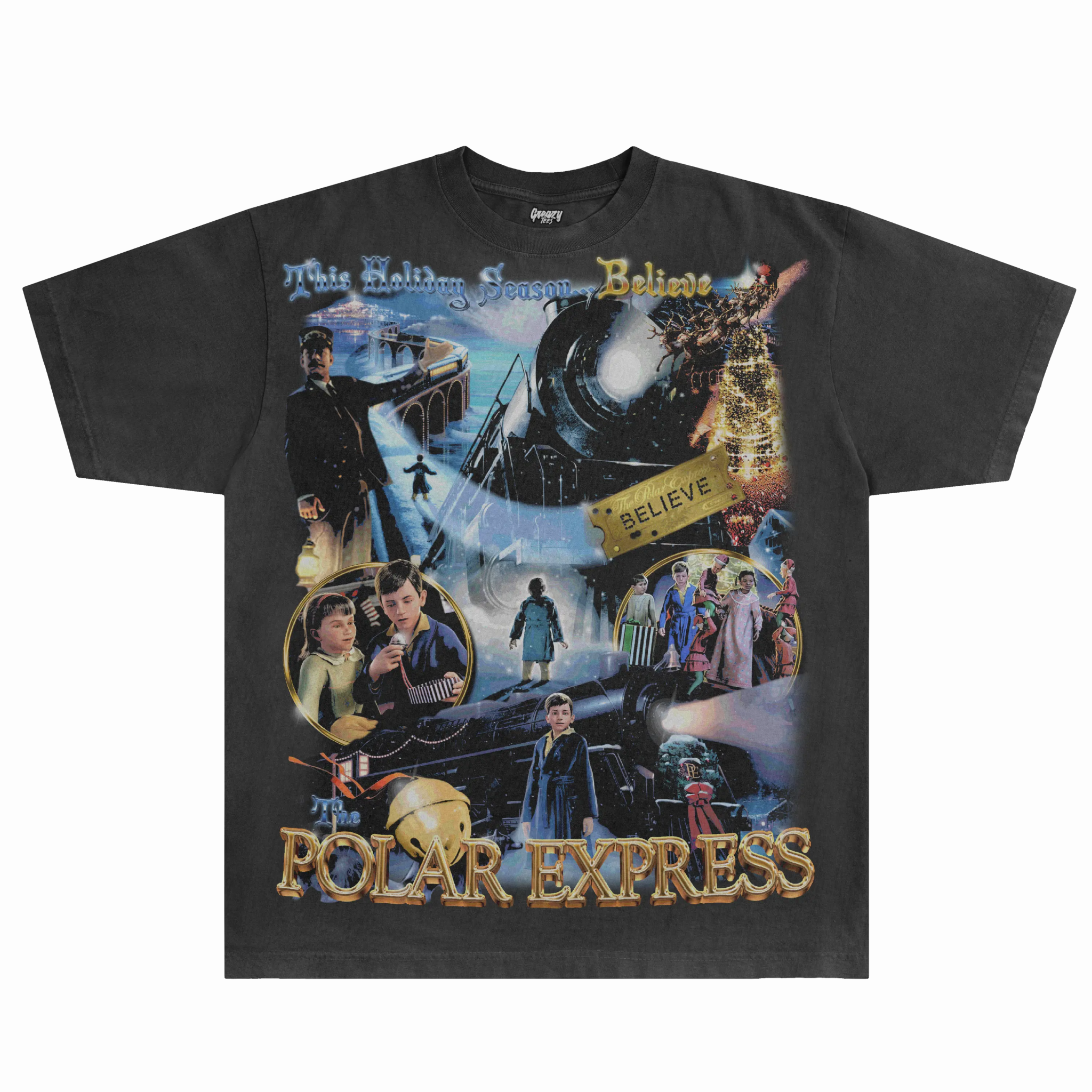 The Polar Express Christmas Tee - Greazy Tees