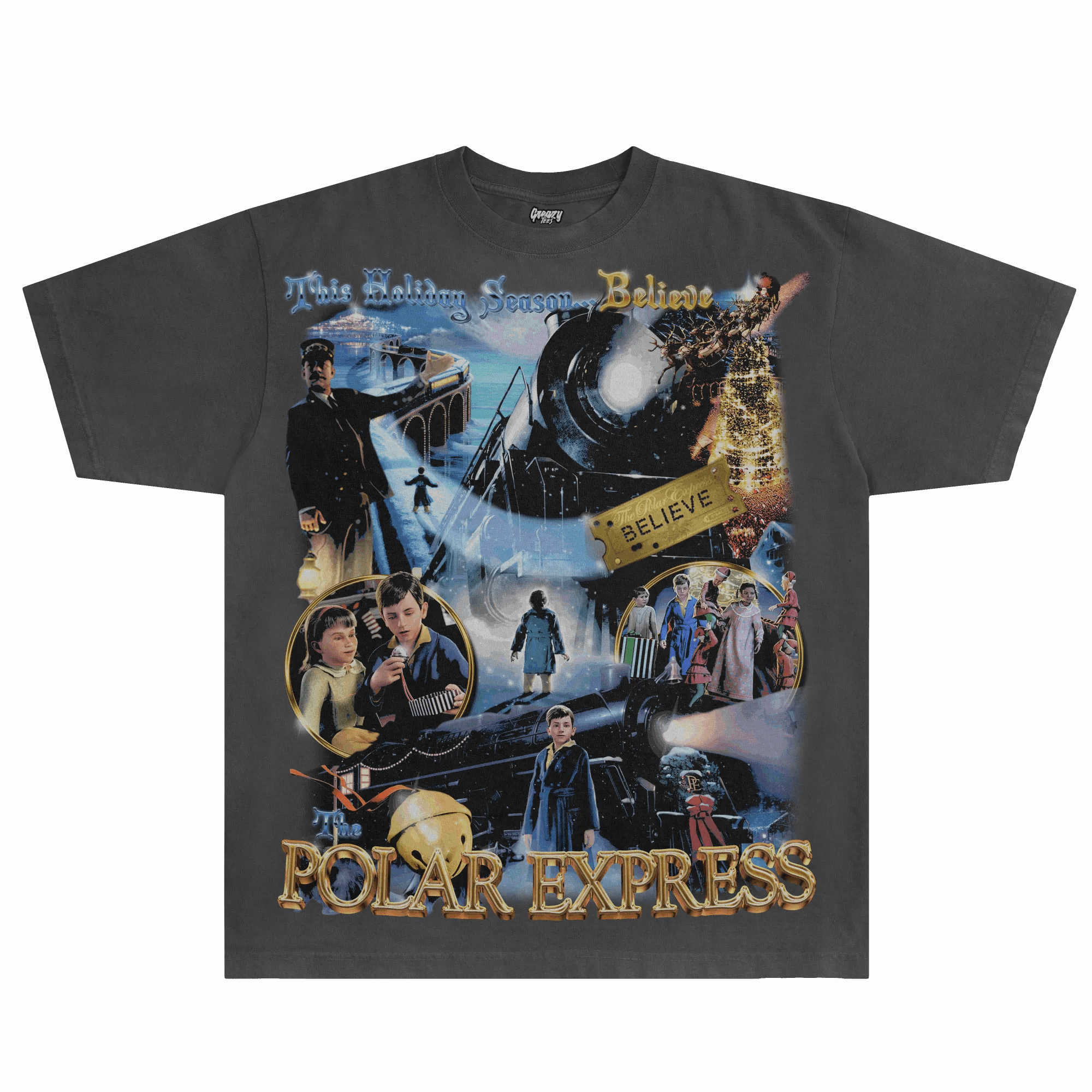 The Polar Express Christmas Tee - Greazy Tees