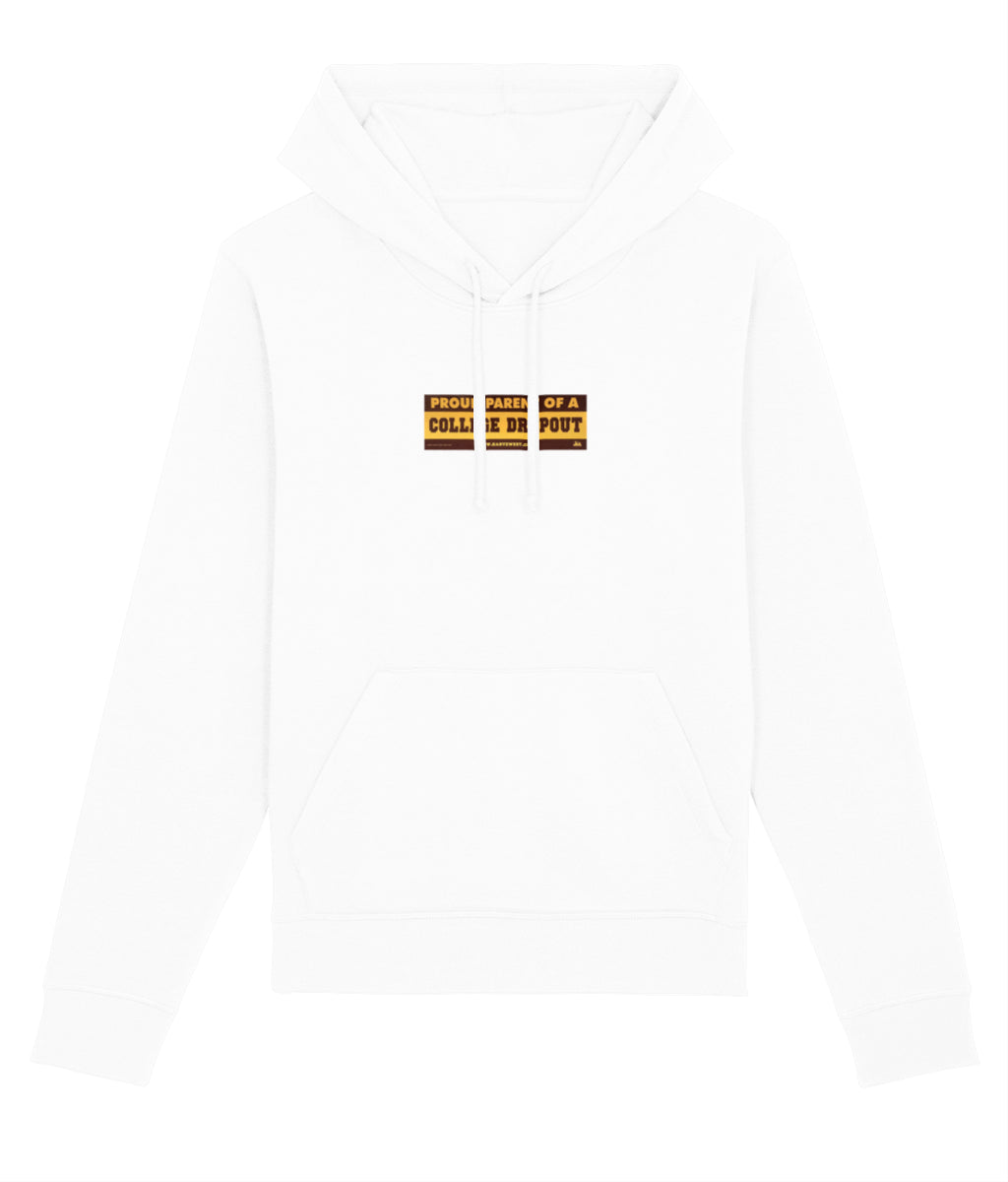 The Proud Parent Hoody Hoody Greazy Tees XS White Oversized