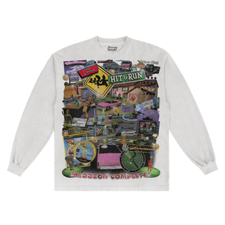 The Simpsons Hit & Run Classic Long Sleeved Tee - Greazy Tees