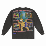 The Simpsons Hit & Run Classic Long Sleeved Tee - Greazy Tees