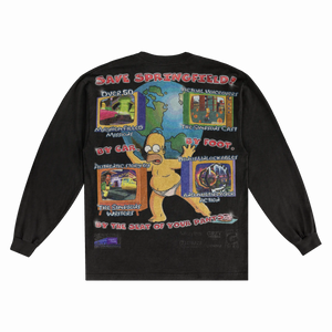 The Simpsons Hit & Run Classic Long Sleeved Tee - Greazy Tees