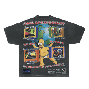 The Simpsons Hit & Run Tee - Greazy Tees