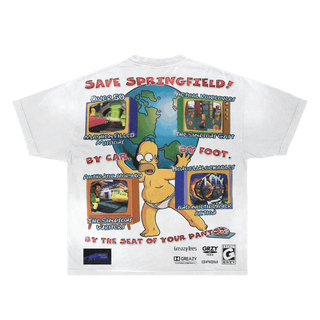 The Simpsons Hit & Run Tee - Greazy Tees