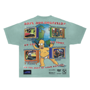 The Simpsons Hit & Run Tee - Greazy Tees