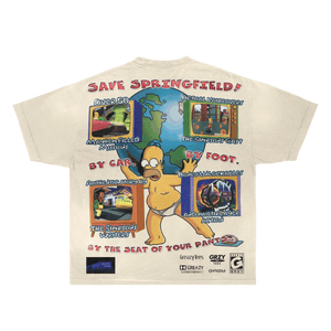 The Simpsons Hit & Run Tee - Greazy Tees