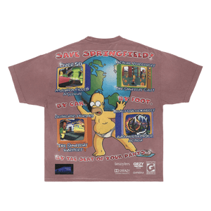 The Simpsons Hit & Run Tee - Greazy Tees