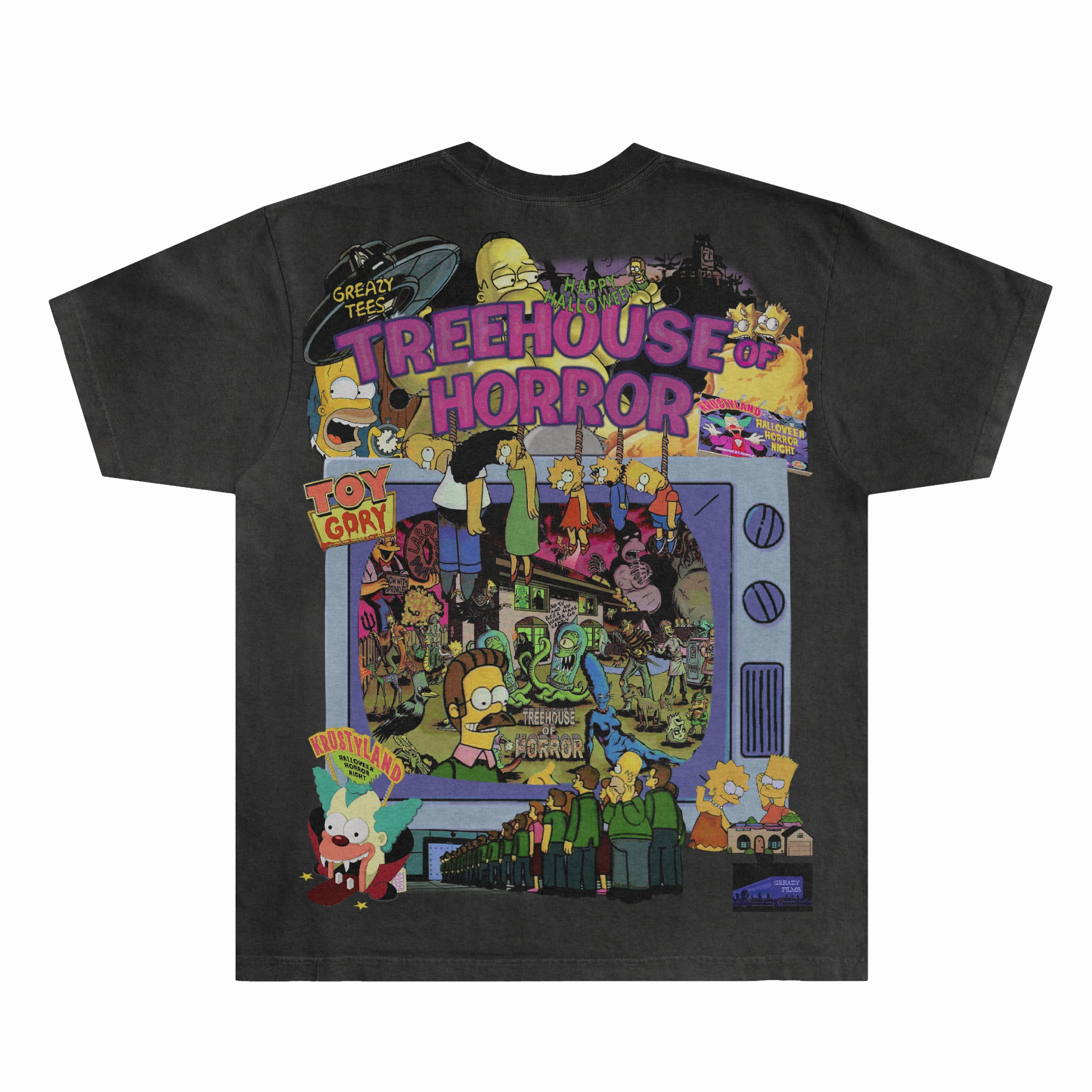 The Simpsons Treehouse of Horror Tee - Greazy Tees