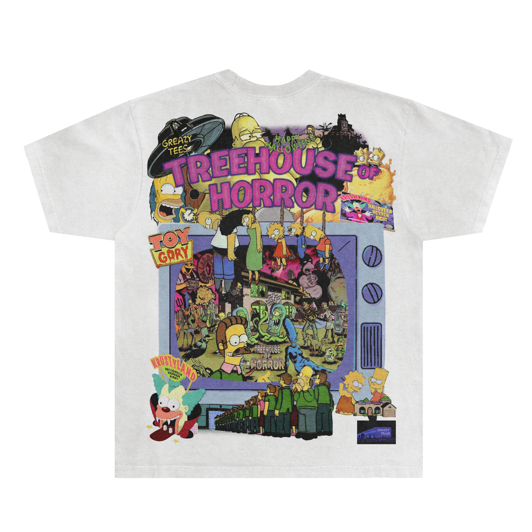 The Simpsons Treehouse of Horror Tee - Greazy Tees