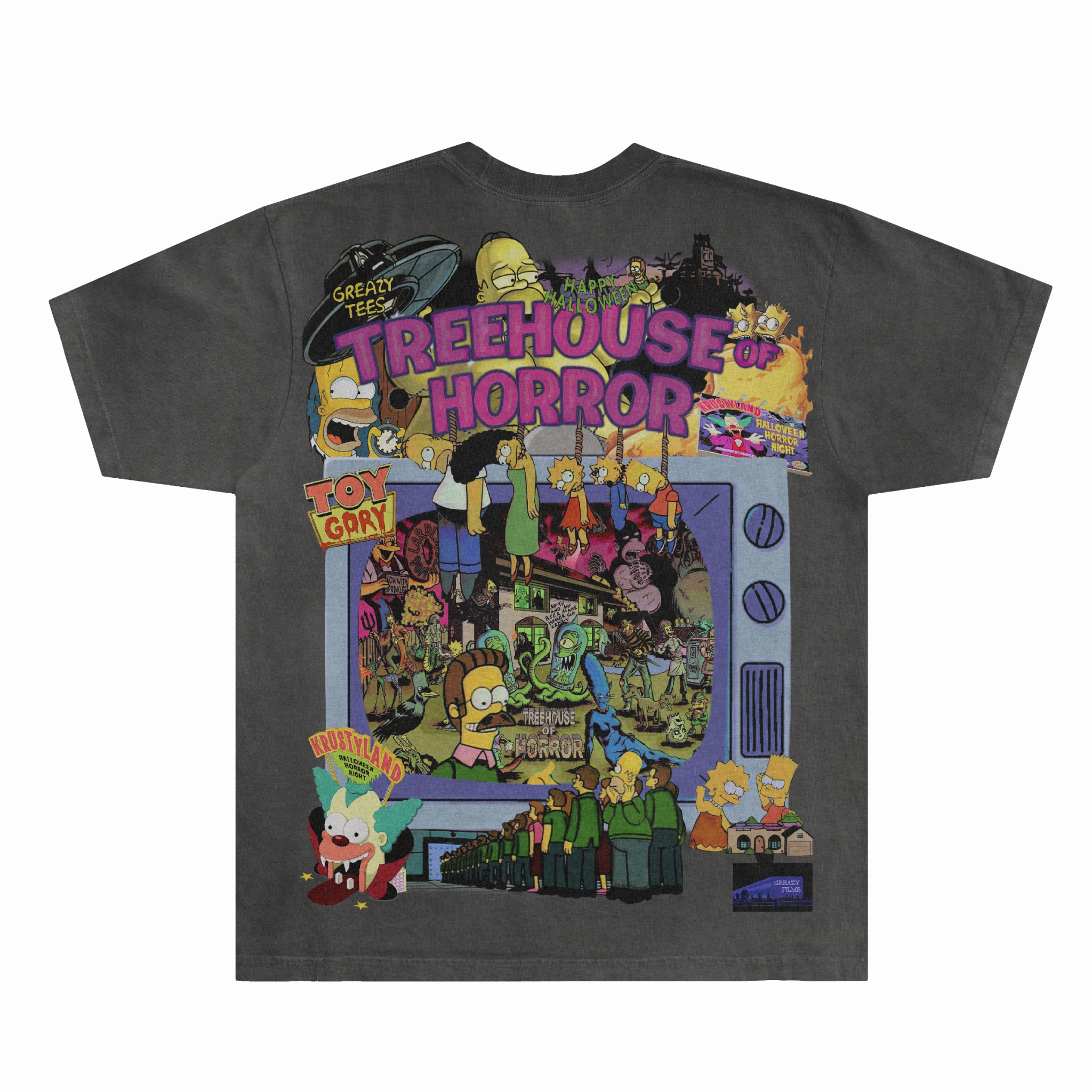 The Simpsons Treehouse of Horror Tee - Greazy Tees