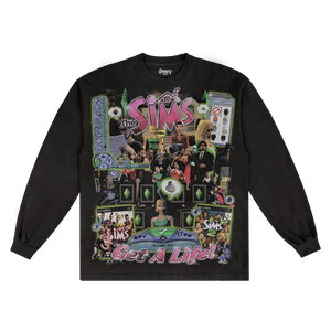 The Sims Classic Long Sleeved Tee - Greazy Tees