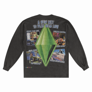 The Sims Classic Long Sleeved Tee - Greazy Tees