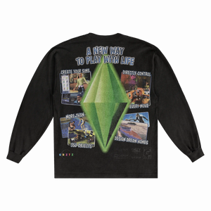 The Sims Classic Long Sleeved Tee - Greazy Tees