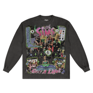 The Sims Classic Long Sleeved Tee - Greazy Tees