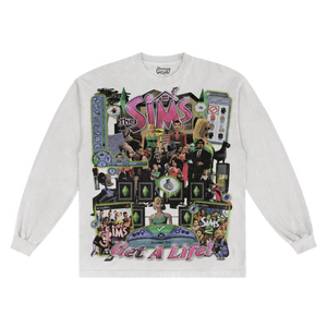 The Sims Classic Long Sleeved Tee - Greazy Tees