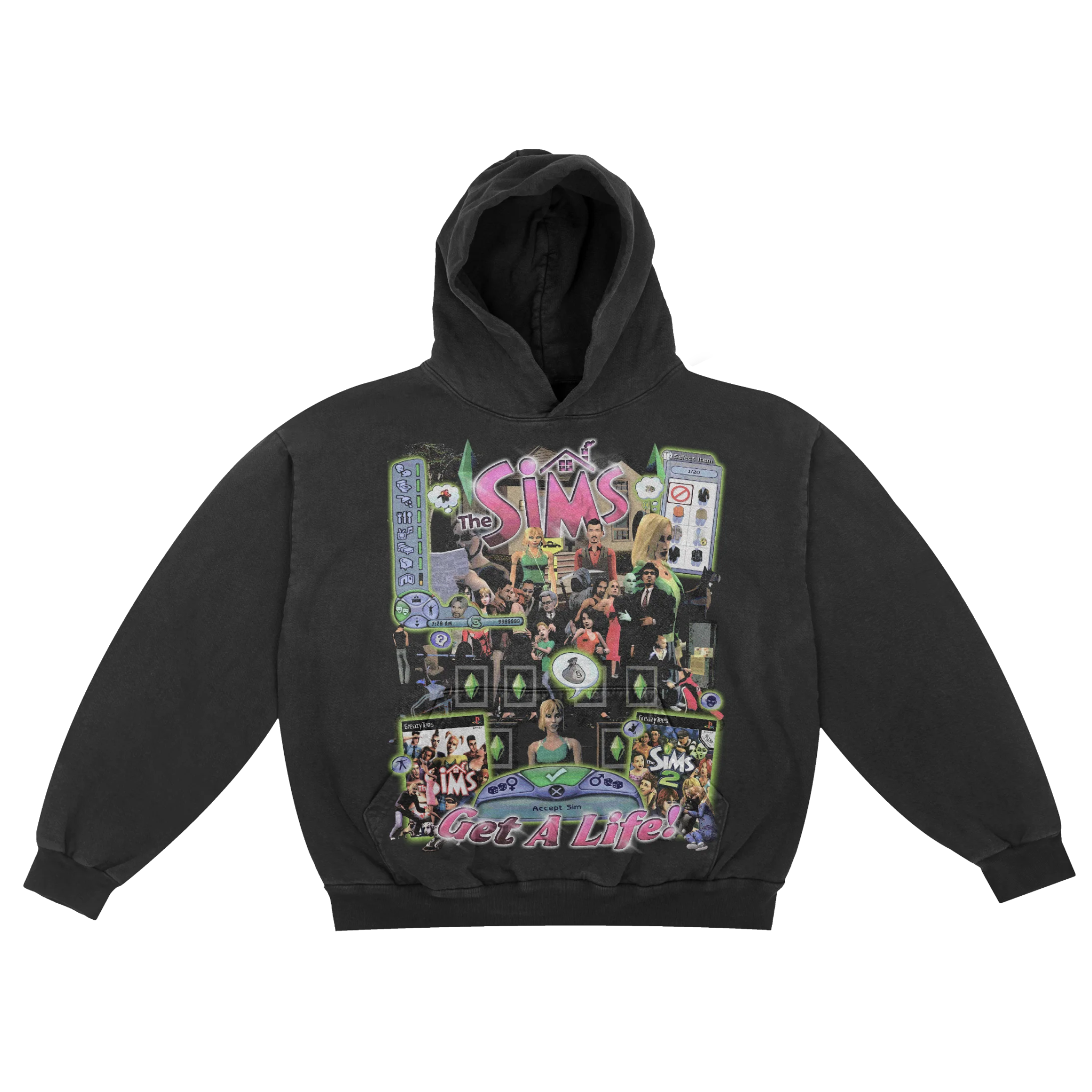 The Sims Hoody - Greazy Tees