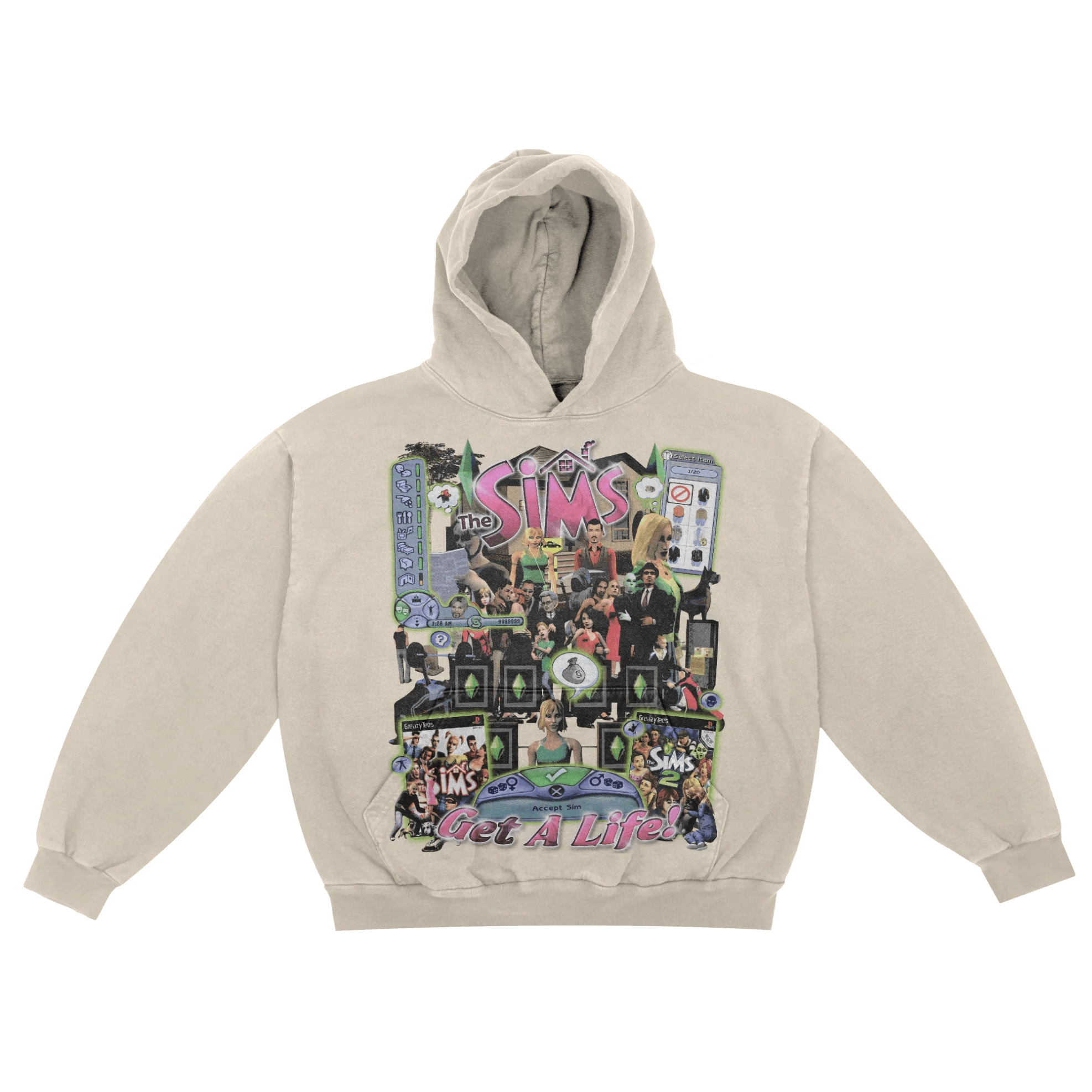 The Sims Hoody - Greazy Tees