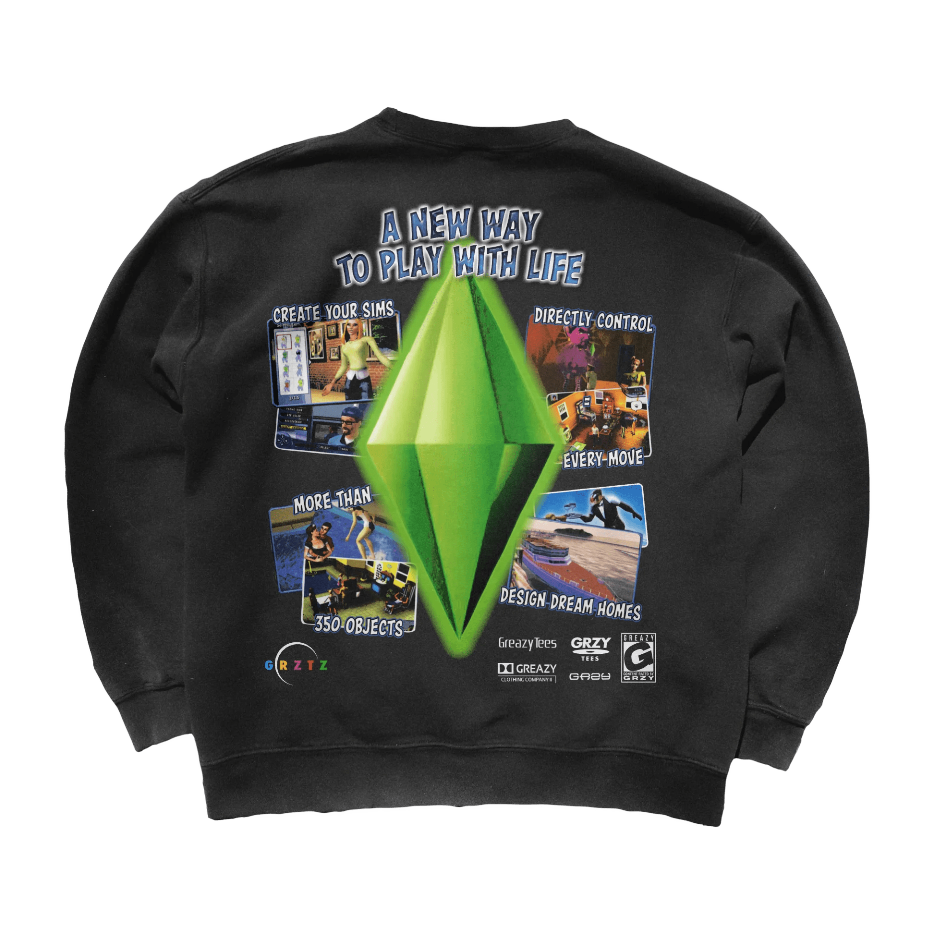 The Sims Sweatshirt - Greazy Tees