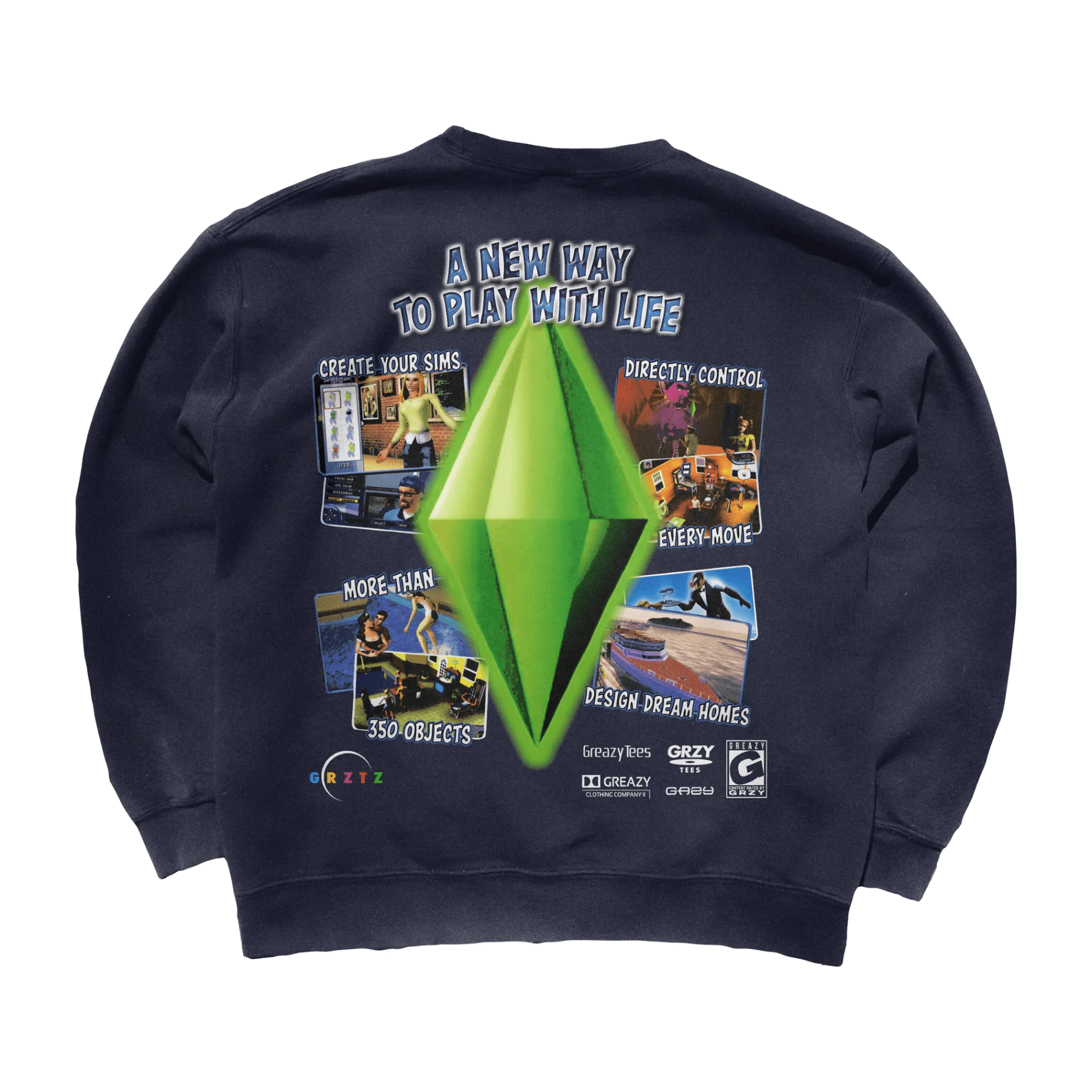The Sims Sweatshirt - Greazy Tees