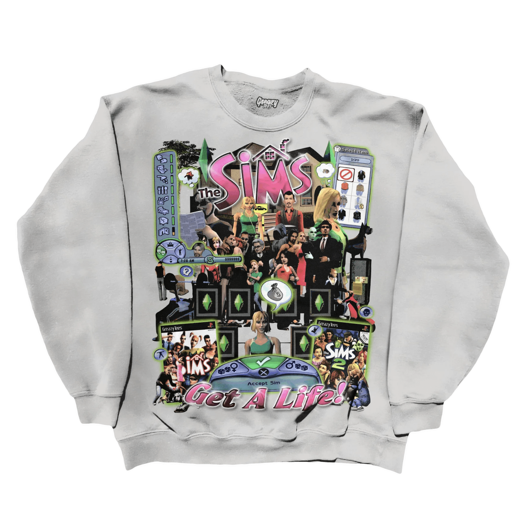The Sims Sweatshirt - Greazy Tees
